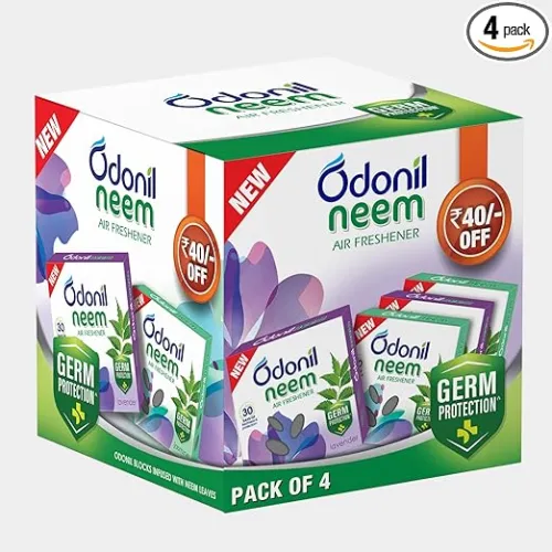 Image of Odonil Bathroom Air Freshener Neem Mixed Fragrances Blocks 192g