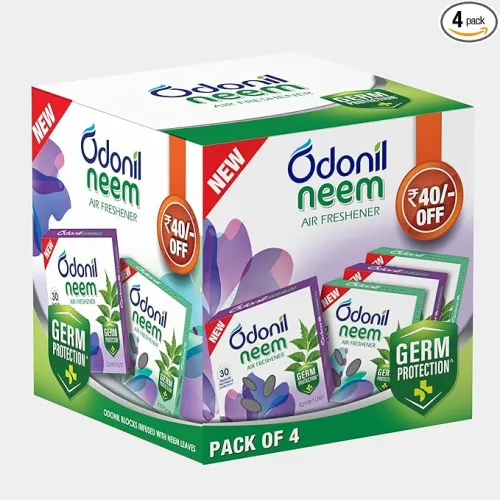 Image of Odonil Bathroom & Toilet Air Freshener - 192g (48g, Pack of 4)