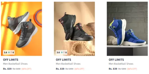 Image of Off Limits Brand Sports Shoes @ Up to 86% Discount