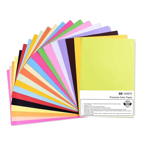 Image of OFIXO (Pack of 50 Sheets) Colour Printing Papers