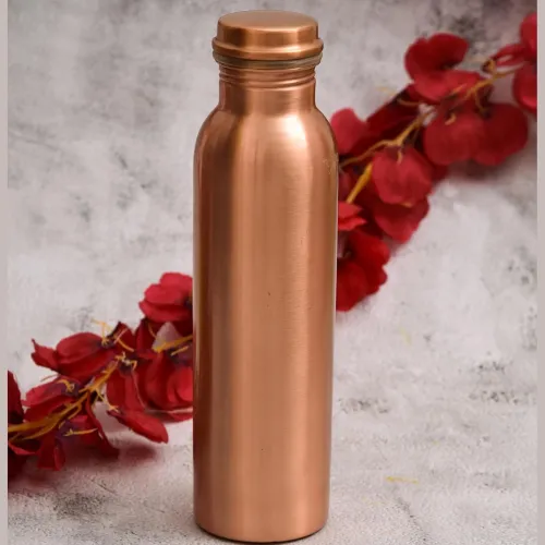 Image of OGGN Pure Copper Water Bottle,Durable & Rust Proof Tamba Bottle for Drinking