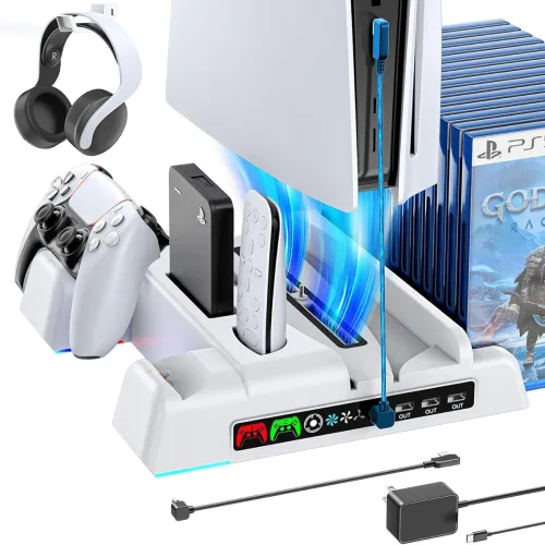 Image of OIVO PS5 Cooling & Charging Stand