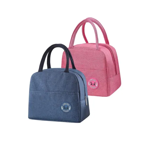 Image of OLICOM Lunch Bag Pack of 2 (Blue & Pink)