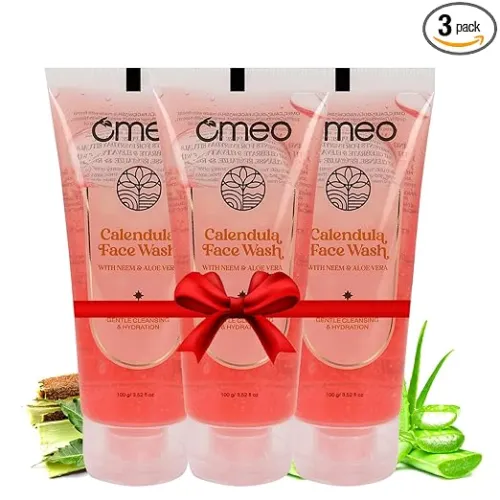 Image of Omeo Calendula Face Wash - 100gm (Pack of 3)