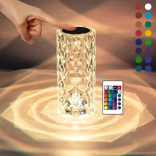 Image of One94Store Crystal Lamp (Multicolor Pack of 1) LED