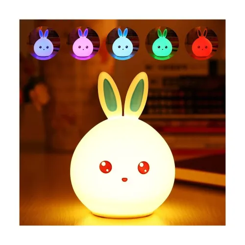 Image of One94Store Silicone Rabbit Night Light