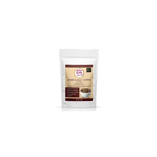 Image of Online Quality Store Arabica A+++ Raw Coffee Powder Body Scrub, 100 g |
