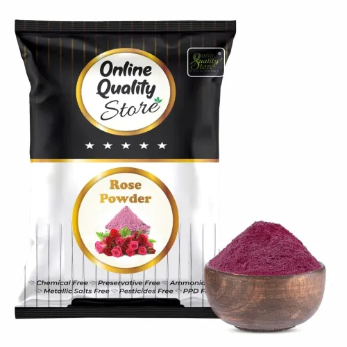 Image of Online Quality Store Organic Rose Petal Powder - 100g