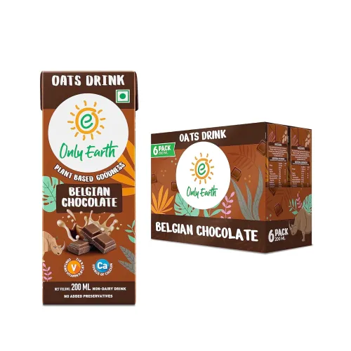 Image of Only Earth Oats Shake | Belgian Chocolate | Vegan | Plant-based | Lactose-free | (6 Packs)