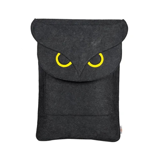 Image of OON Laptop Sleeve Sleek Black Felt 13 Inch