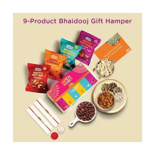 Image of Open Secret Bhai Dooj Gift Set ,Cookies Gift Hamper