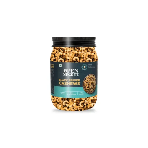 Image of Open Secret Premium Roasted Black Pepper Cashews 1 kg