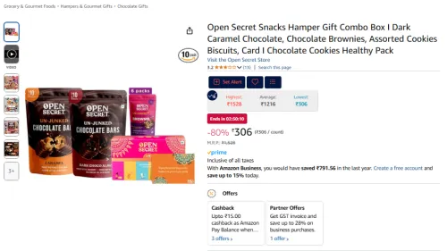 Image of Open Secret Snacks Hamper