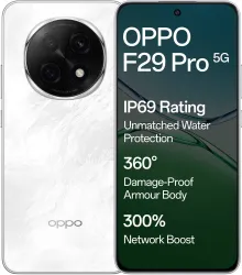 OPPO F29 Pro 5G (8GB+128GB, Marble White)