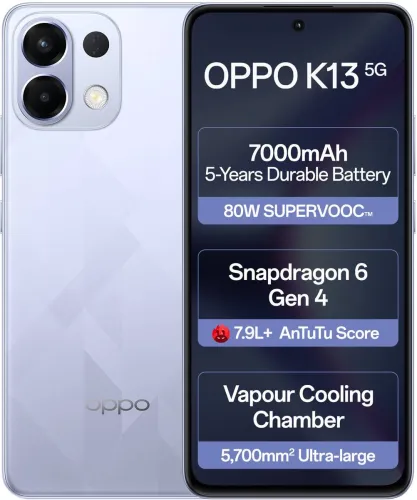 Image of OPPO K13 5G (8GB+128GB, Icy Purple)
