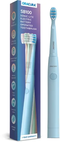 Image of ORACURA SB100 Sonic Lite Electric Battery Operated Toothbrush