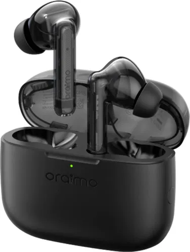 Image of Oraimo FreePods Lite TWS Earbuds – 40H Playtime, ENC, BT 5.3 (Black)