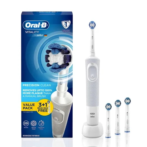 Image of Oral B Vitality Electric Toothbrush (4 Heads, 2 Modes)