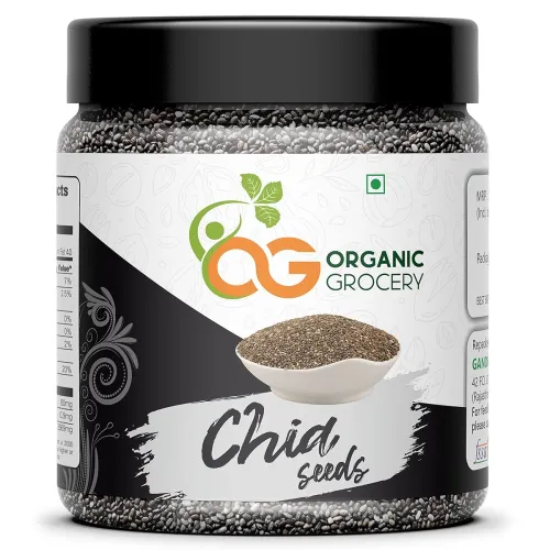 Image of Organic Grocery 100% Natural Chia Seeds 250g