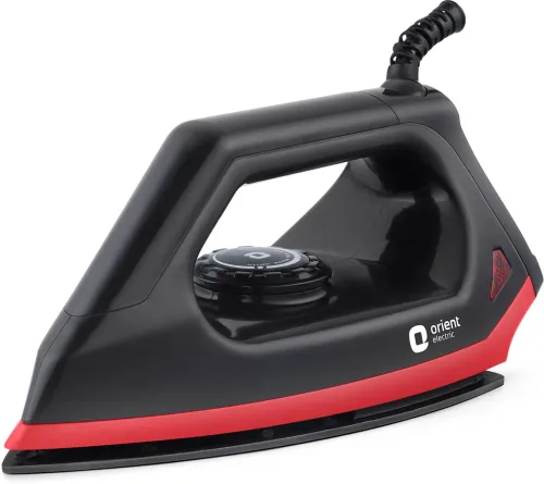 Image of Orient Electric Fabriknight DIFK10BP 1000 W Dry Iron (Black, Red)