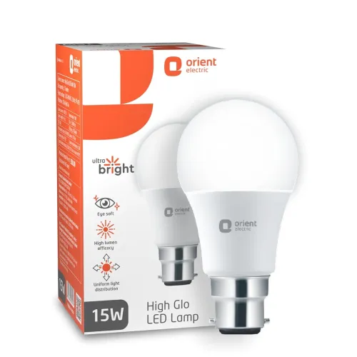 Image of Orient Electric High Glo 15W LED Bulb 6500K B22d