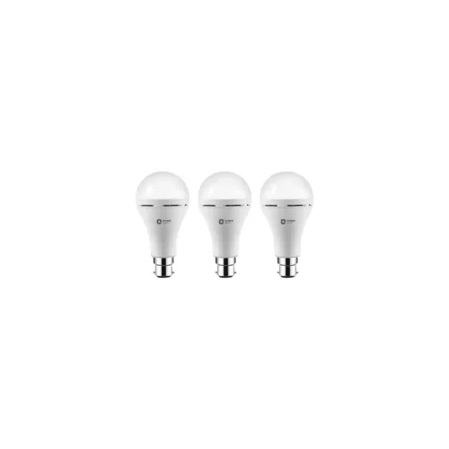 Image of Orient Electric Inverter Emergency LED Light Bulbs - 6500K (Pack of 3, 12W)