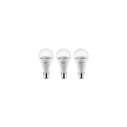 Orient Electric Inverter Emergency LED Light Bulbs - 6500K (Pack of 3, 12W)