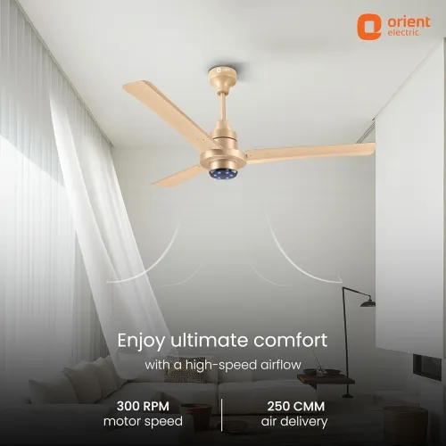 Image of Orient Electric Tome Pro 1400mm BLDC Ceiling Fan with Remote
