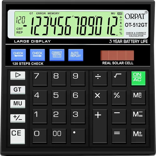 Image of Orpat OT-512GT Calculator (Black)