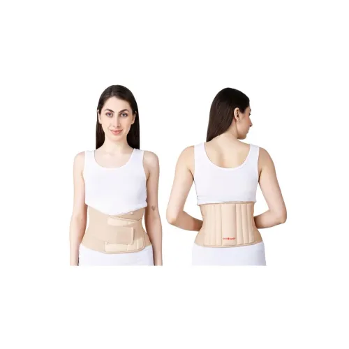 Image of Orthowala® Lumbo Sacral Belt for Back Pain Relief | LS Support Belt with Dual Compression |