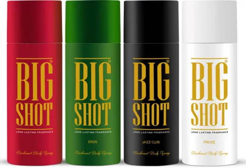 Image of OSCAR Big Shot Deodorant Jazz Club For Men (600 ml, Pack of 4)