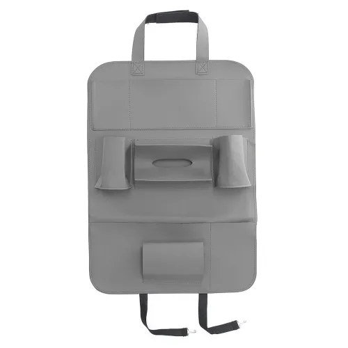Image of Oshotto Car Backseat Storage Organizer (Grey, compatible with Maruti Suzuki Zen)