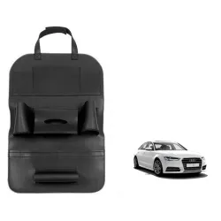 Oshotto Car Backseat Storage Organizer Black, with foldable tray
