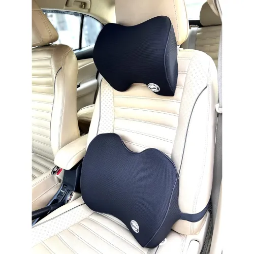 Image of Oshotto Lumbar Support Memory Foam Orthopedic Cushion Combo So2