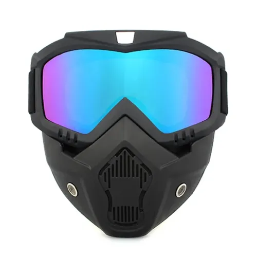 Image of Otoroys 3 in 1 Bike Scoter Motorcycle Protective Bike Face Mask Shield