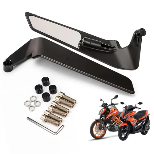 Image of OTOROYS New Universal Motorcycle Rear View Mirror Set Pack of 2