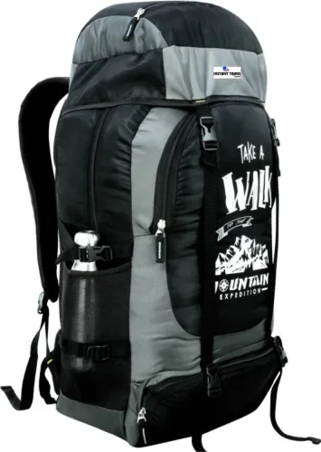 Image of Outdoor Hiking Trekking Travel Backpack - 55L (Grey)