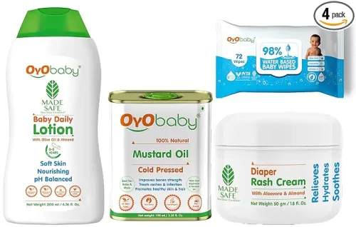 Image of OYO BABY Baby Care Gift Pack (Skincare & Haircare, Pack of 4)