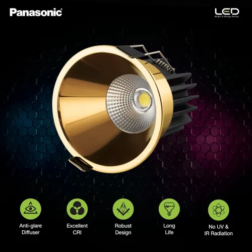 Image of Panasonic 18W Deep Recessed COB Light (4000K)