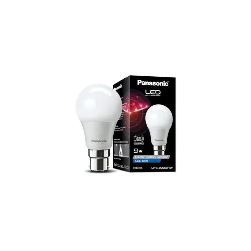 Image of Panasonic 9 Watt Motion Sensor Led B22D Bulb