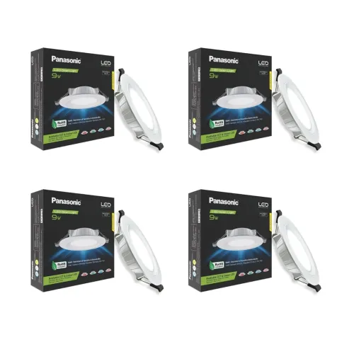 Image of Panasonic 9W LED Downlight (Pack of 4)