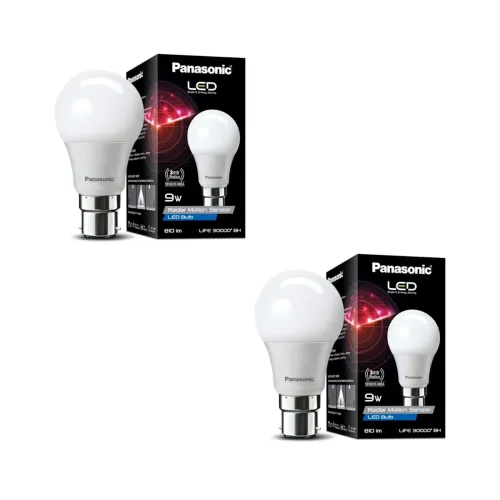 Image of Panasonic 9W Motion Sensor B22 LED Bulb (2)