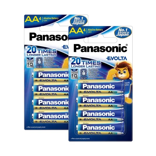 Image of Panasonic Evolta AA Alkaline 1.5V Battery * pack of 8
