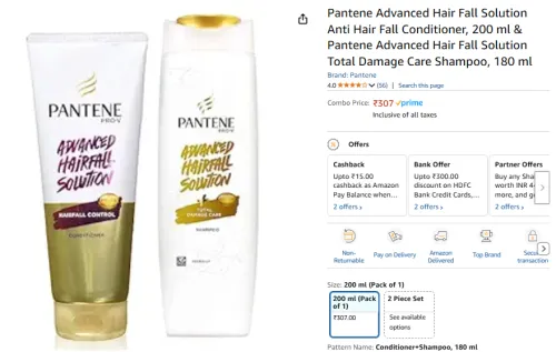 Image of Pantene Advanced Hair Fall Solution Anti Hair Fall Conditioner