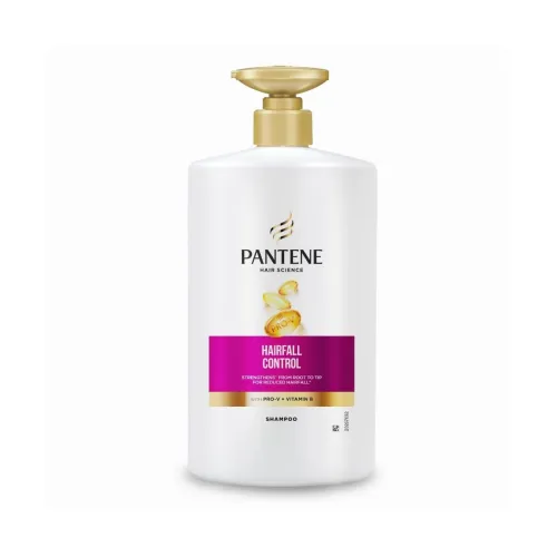 Image of Pantene Advanced Hairfall Solution, Hairfall Control Shampoo, Pack of 1, 1000ML, Pink