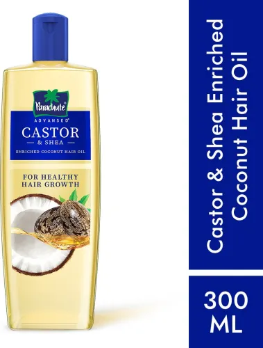 Image of Parachute Advansed Castor & Shea-enriched Coconut Hair Oil (300 ml)