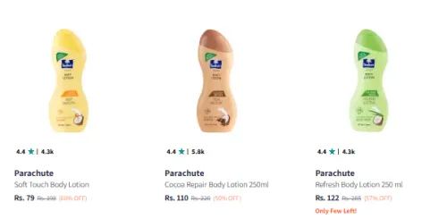 Image of Parachute Beauty Products at Minimum 50% Discount