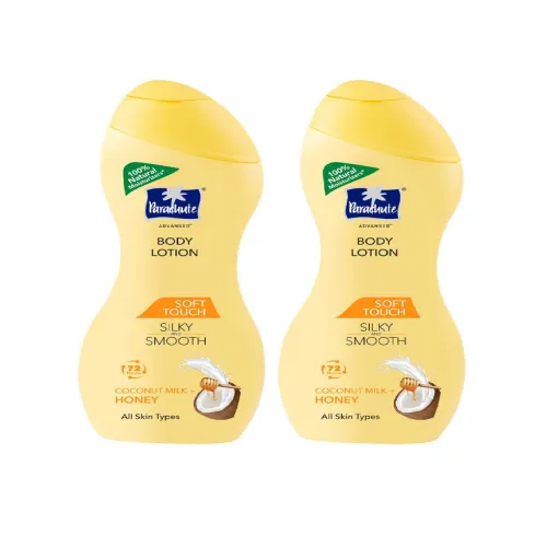 Image of Parachute Set of 2 Advansed Soft Touch Honey & Pure Coconut Milk Infused Body Lotion