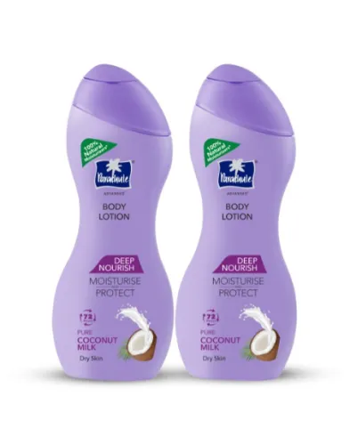 Image of Parachute Set of 2 Deep Nourish Pure Coconut Milk Body Lotion