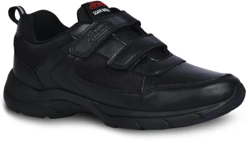 Image of Paragon Velcro Casual Shoes For Boys & Girls (Black)